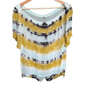 Young Fabulous & Broke Tie Dye Viscose Tunic Top Women’s Size L